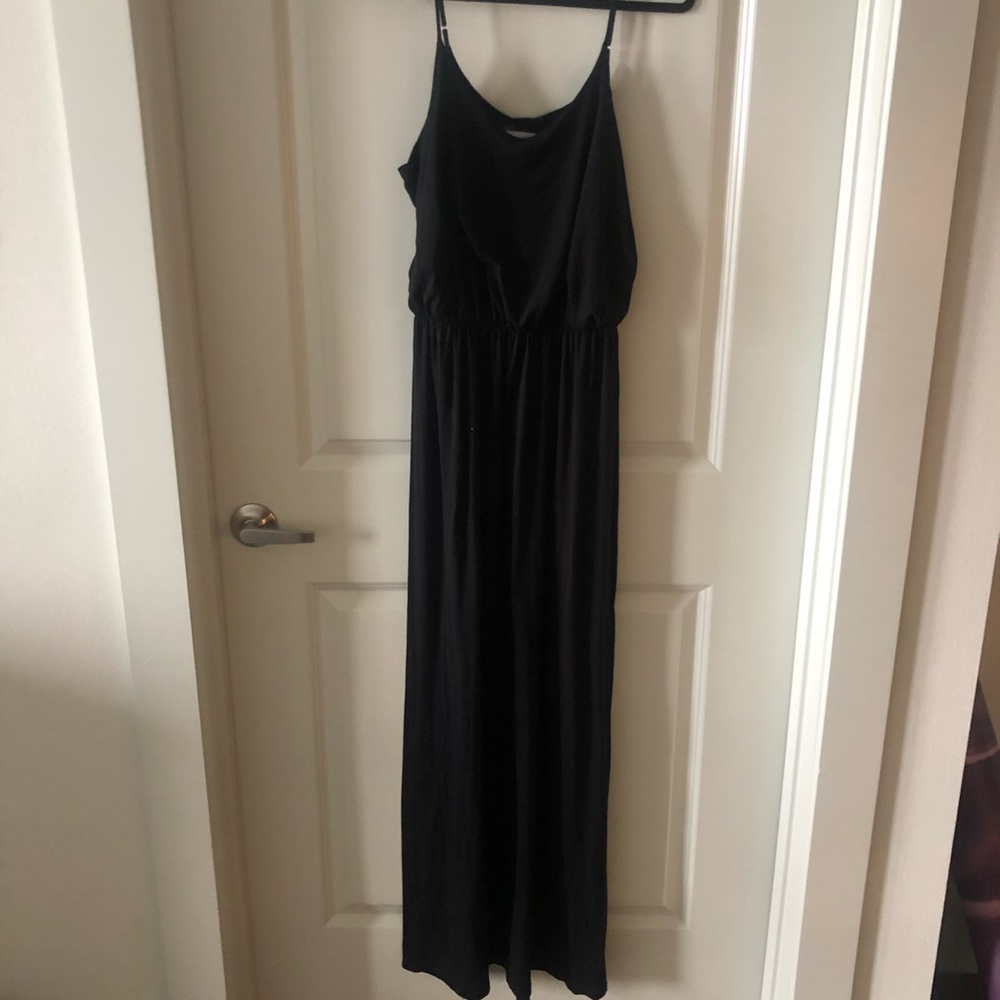 Lush Black Maxi Dress